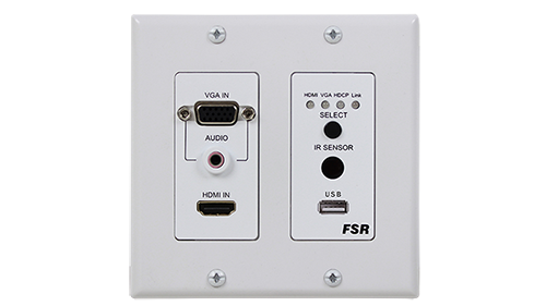 FSR Debuts HDBaseT 2-Gang Decora Wall Plate