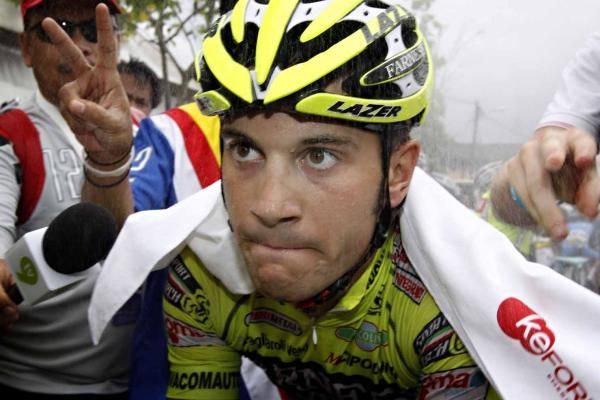 Andrea Guardini (Farnese Vini-Selle Italia) is pleased to have his season up and running.