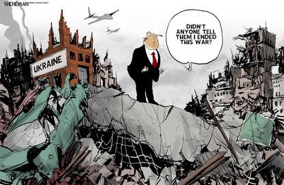 Political cartoon