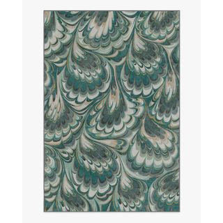 Teal Multicolor Rug