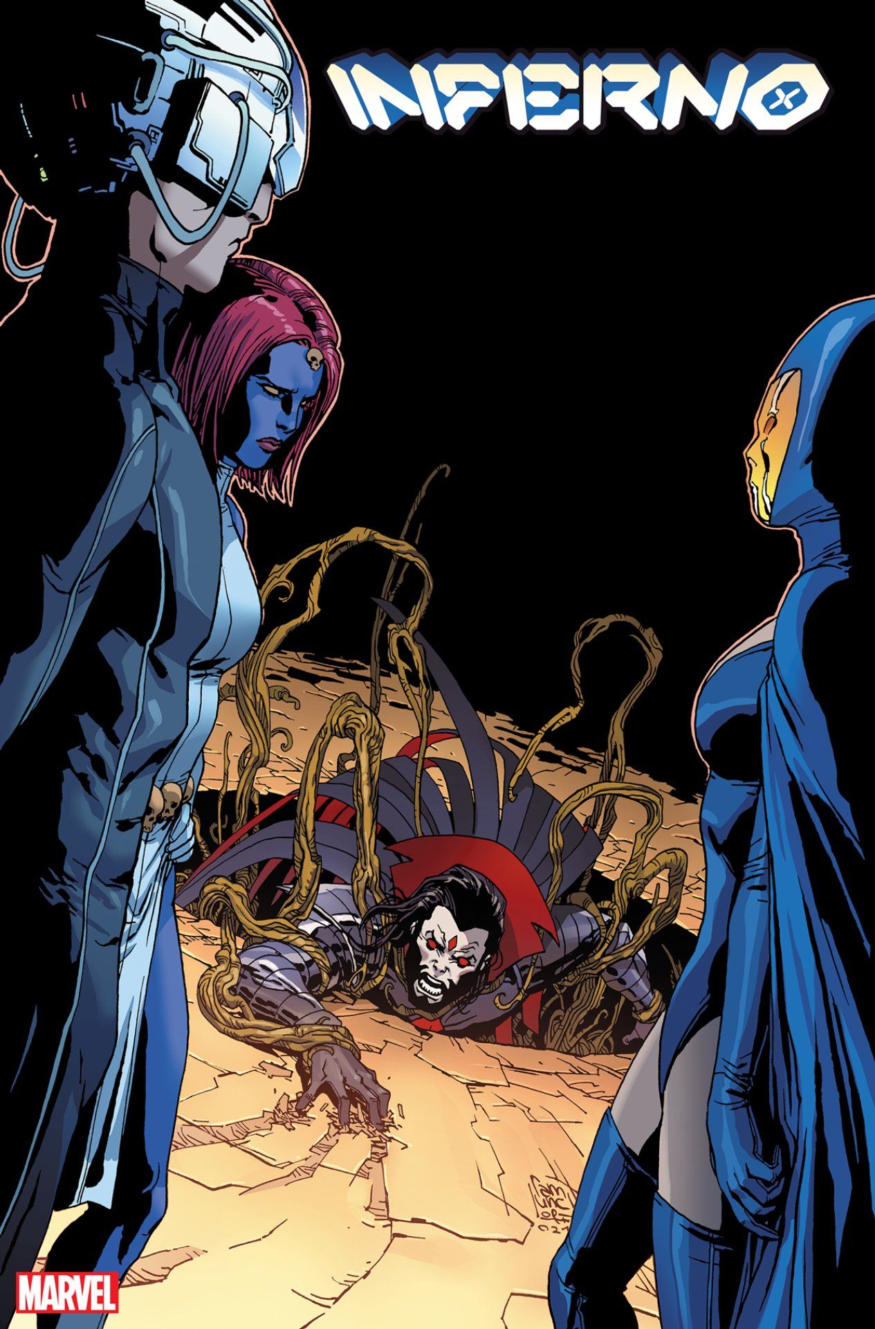 Inferno #4 covers