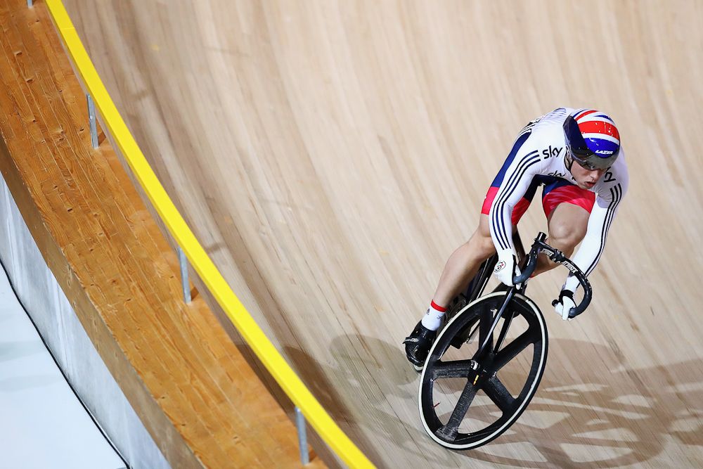 Ryan Owens of Great Britain competes in the Men's Sprint 1/8 Finals