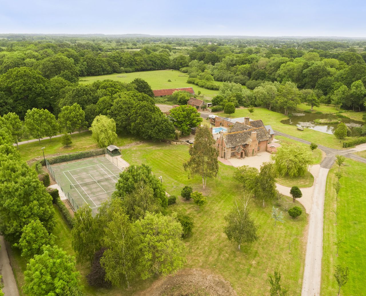 Benton Place Farm is for sale via Knight Frank — price on application.