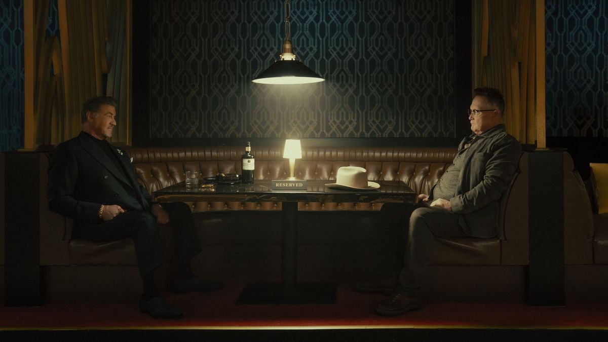 Sylvester Stallone and Robert Patrick in Tulsa King