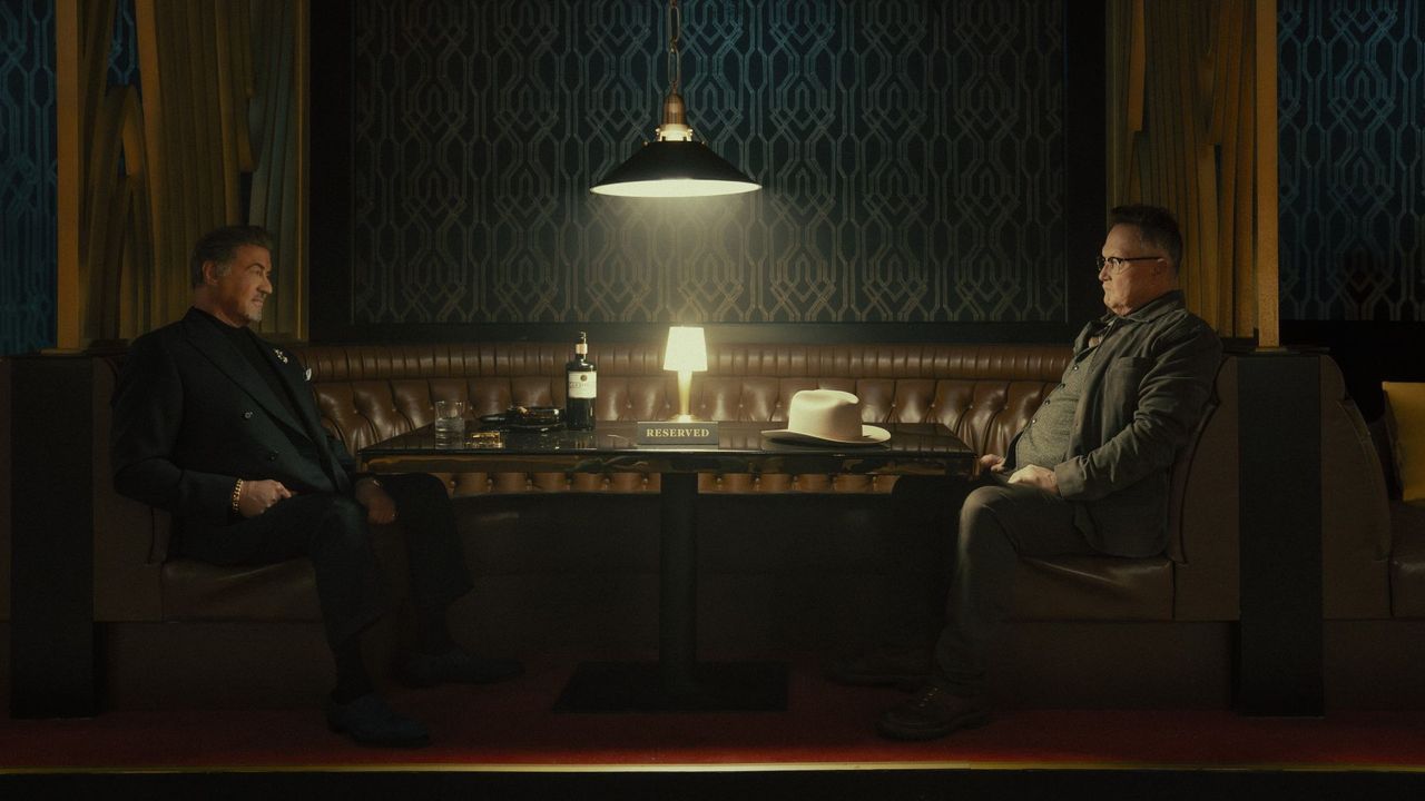 Sylvester Stallone and Robert Patrick in Tulsa King