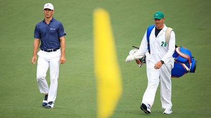 Horschel Takes A Tumble Before Making Par From Rae's Creek