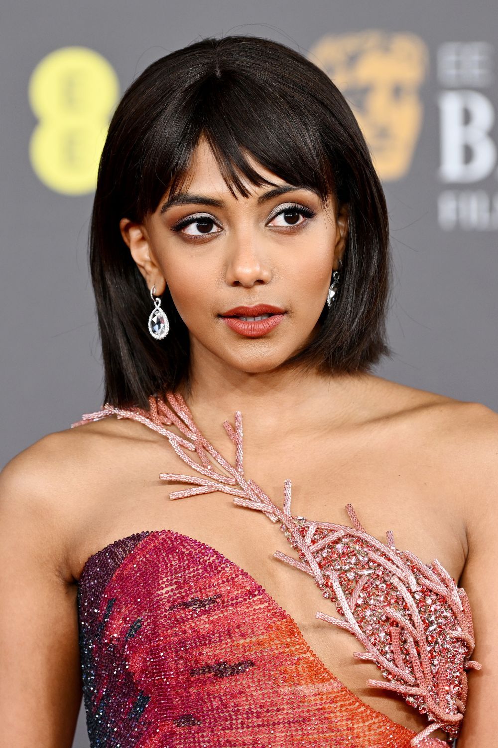 Charithra Chandran at the 2024 British Academy Awards GettyImages-2020372848