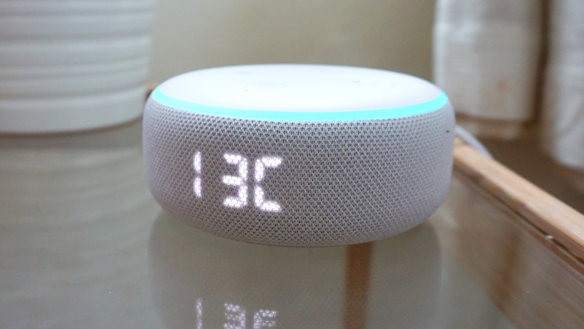 Amazon Echo Dot with Clock