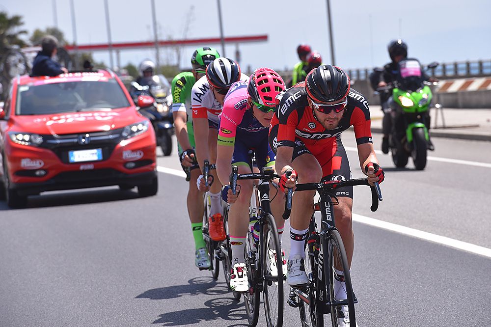 Joey Rosskopf leads the breakaway