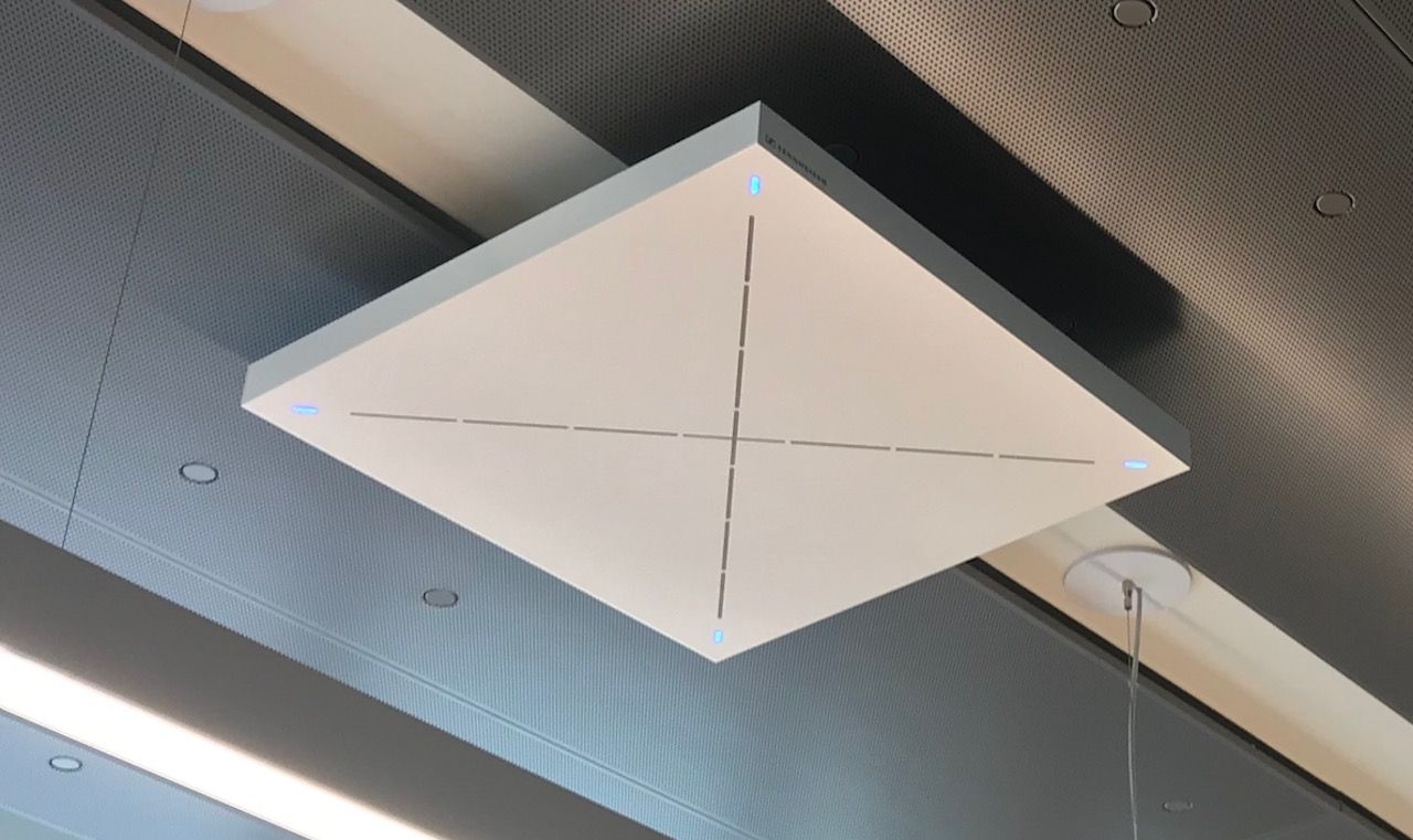 Sennheiser&rsquo;s TeamConnect Ceiling 2 microphone array features a combination of real-time recognition of the person speaking and automatic, dynamic beamforming technology.