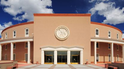 New Mexico state building for New Mexico rebate checks story
