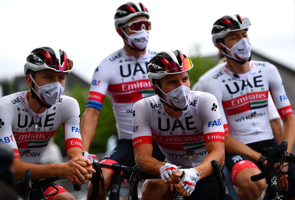 The UAE Team Emirates squad are following strict protocols – both those imposed by the UCI and ASO, and internal team measures – when it comes to the coronavirus at the 2020 Tour de France