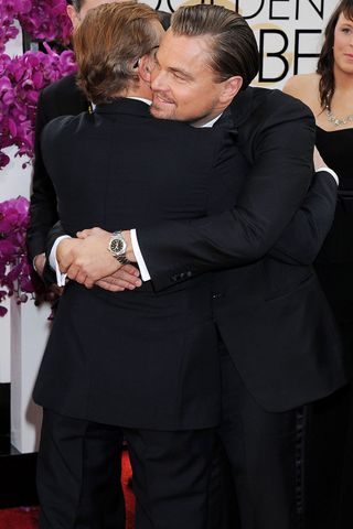 Christoph Waltz and Leonardo DiCaprio
