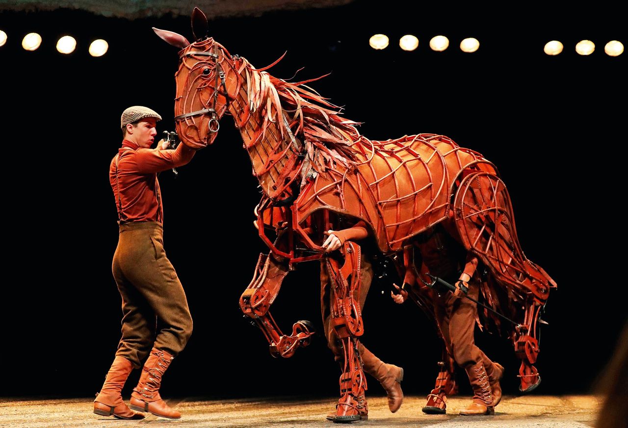 The puppet that won global fame: Joey the life-size horse puppet from the War Horse theatre production.