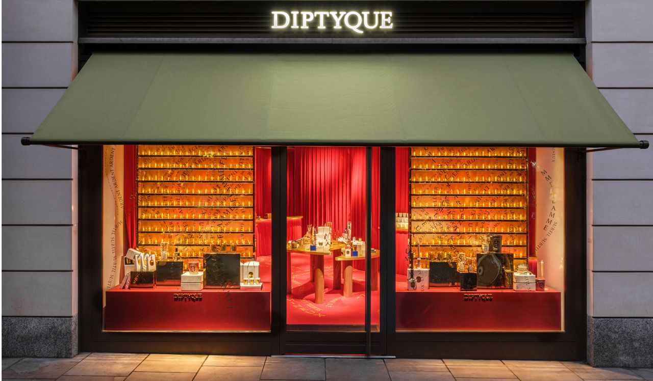 Diptyque Marylebone pop-up shop exterior