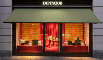 Diptyque Marylebone pop-up shop exterior