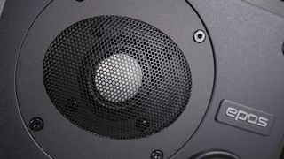 Epos ES-7N standmount speakers close up on tweeter