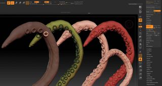 suckers in ZBrush