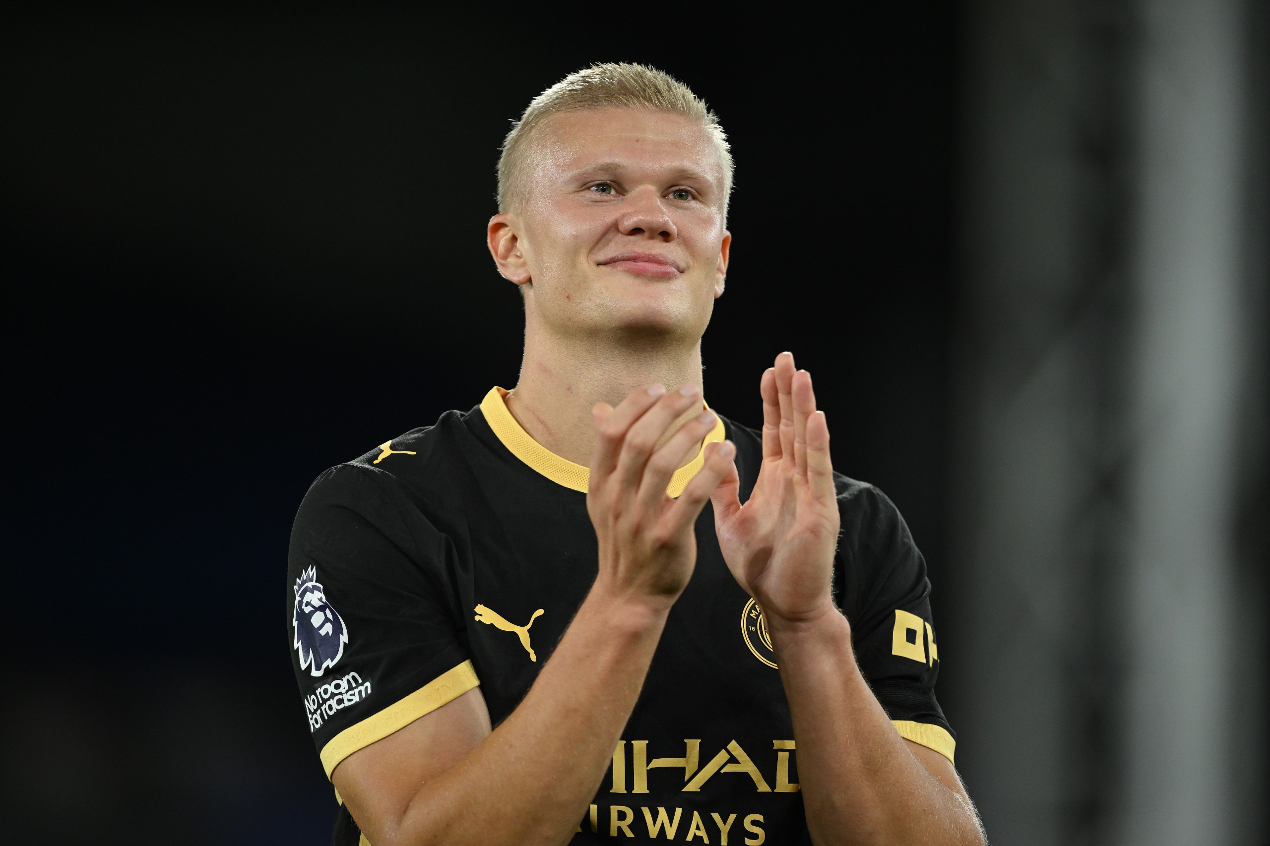 Manchester City striker Erling Haaland scored a brace last weekend against Crystal Palace