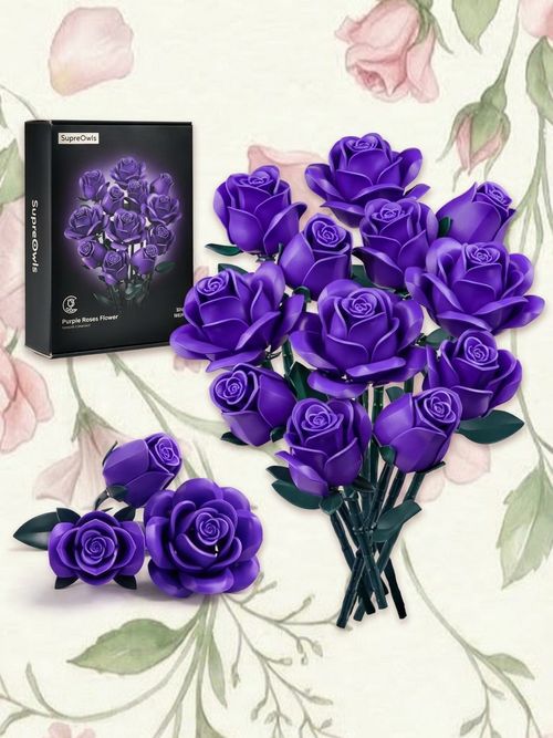 Purple Rose Bouquet