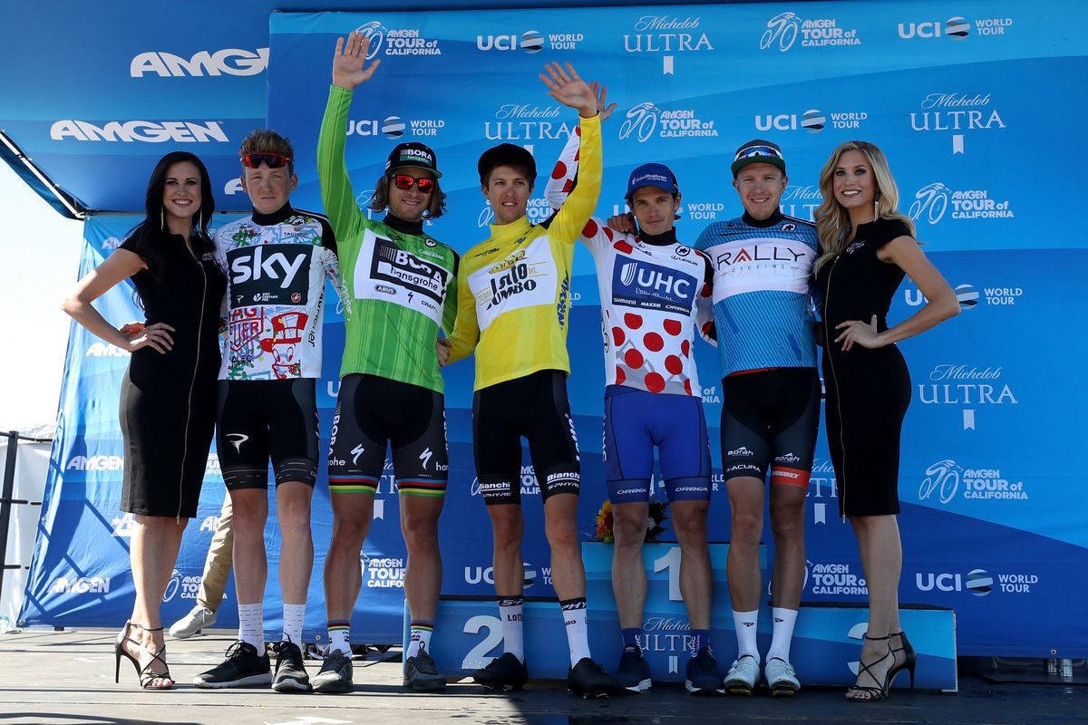 The classification leaders after the stage 6 time trial