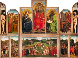 Rupert Sheldrake's favourite painting, The Adoration of the Lamb by Jan van Eyck.