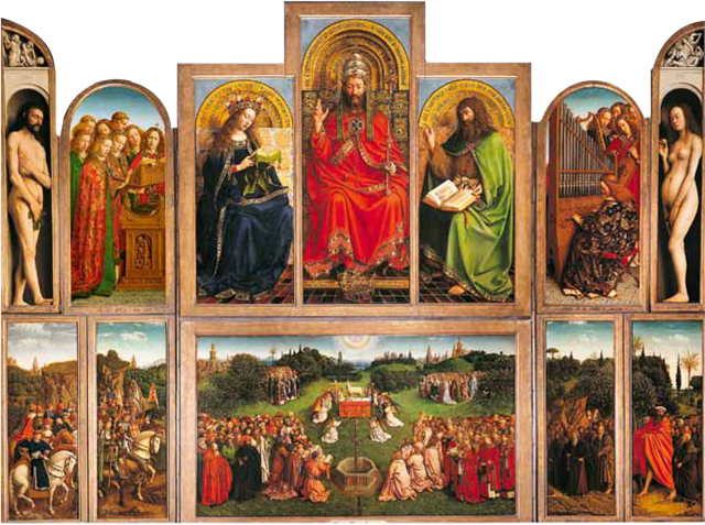 Rupert Sheldrake&#039;s favourite painting, The Adoration of the Lamb by Jan van Eyck.