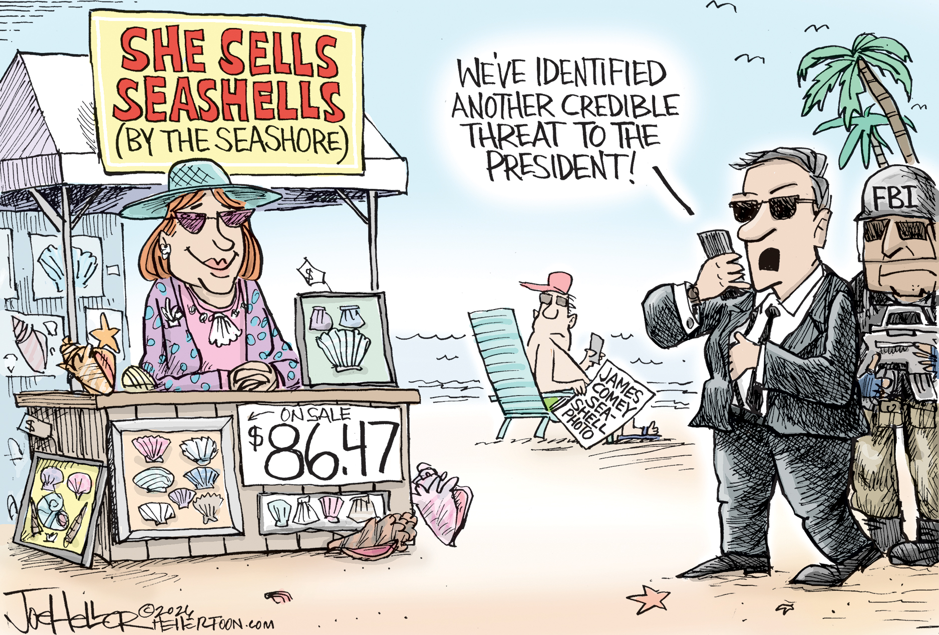 Political cartoon