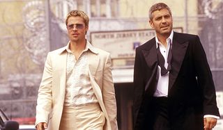 Brad Pitt and George Clooney in Ocean's Eleven