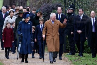 Royal family on their Christmas walk 2022