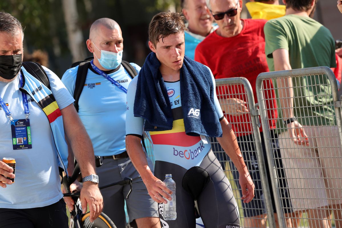 2021 UEC Road European Championships Trento Elite Mens Individual Time Trial 224 km 09092021 Remco Evenepoel Belgium photo Ilario BiondiBettiniPhoto2021