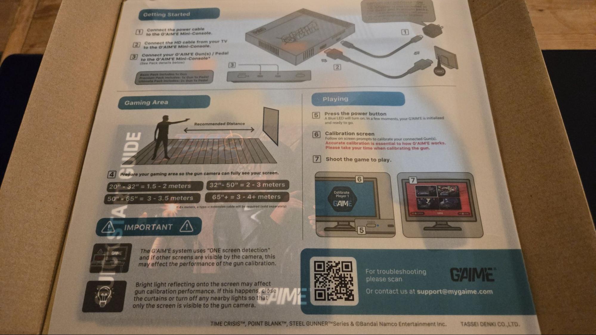 لعبة G&rsquo;AIM&rsquo;E للذكرى الثلاثين للعبة Time Crisis Light Gun