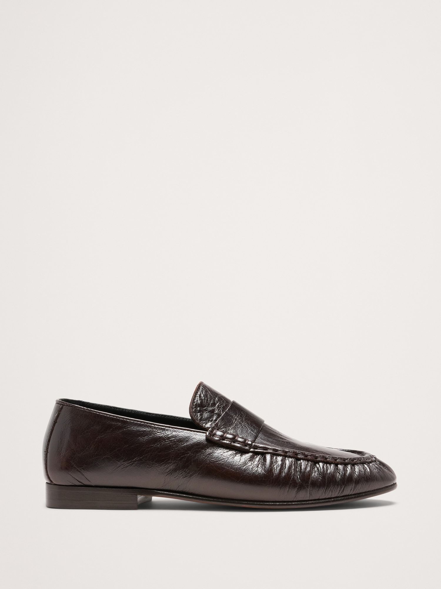 Leather Moccasin Loafer