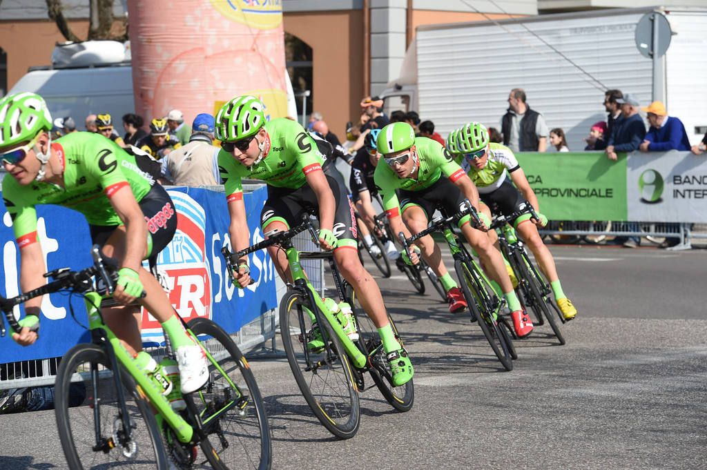 Cannondale-Drapac looking after Toms Skujins