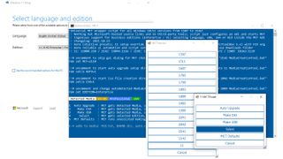 A screenshot of AveYo's script running over the Windows 11 installer.