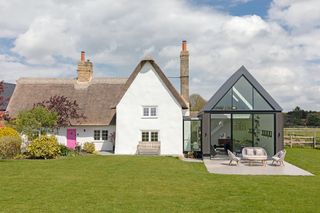 cottage extension ideas - fiona walker-arnott cottage extension with modern glass extension