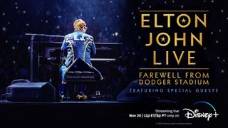 The Elton John Live: Farewell from Dodger Stadium concert key art