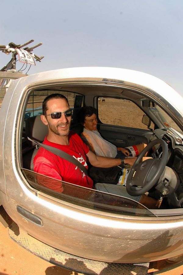 David Prete evacuates son Josh to hospital