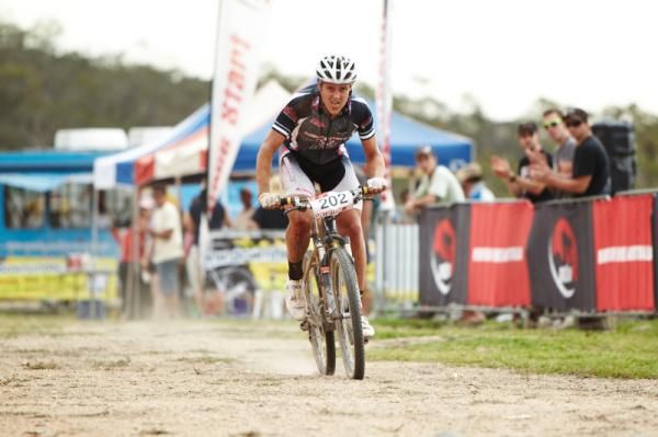Billy Sewell fights for a solid 2nd place in the U19 Mens XC