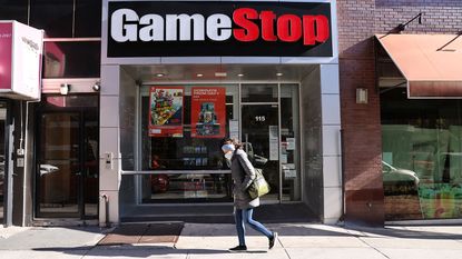 A GameStop shop