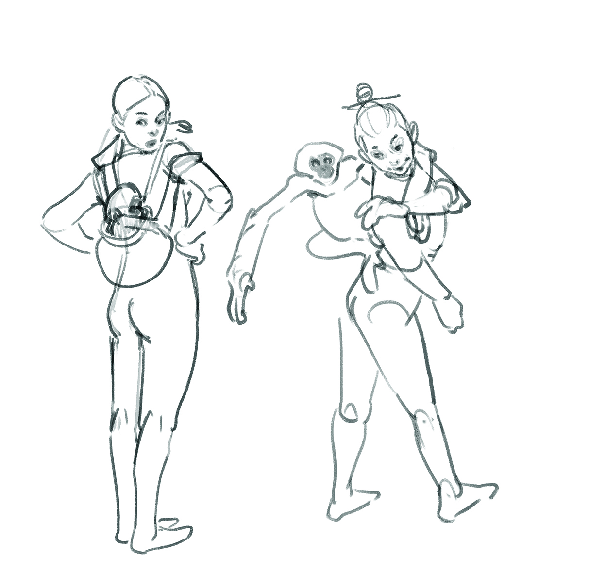 Drawing from a Character art tutorial
