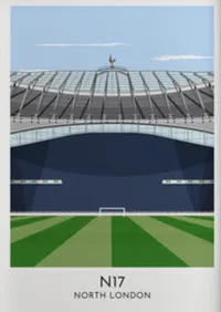 Custom Contemporary Print Of Any Football Stadium | £9.95 at Not on the High Street