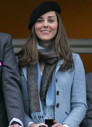 Kate Middleton wearing a beret