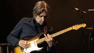 CHARLOTTE, NORTH CAROLINA - APRIL 09: Eric Johnson performs as part of Experience Hendrix at Ovens Auditorium on April 09, 2025 in Charlotte, North Carolina. (Photo by Jeff Hahne/Getty Images)