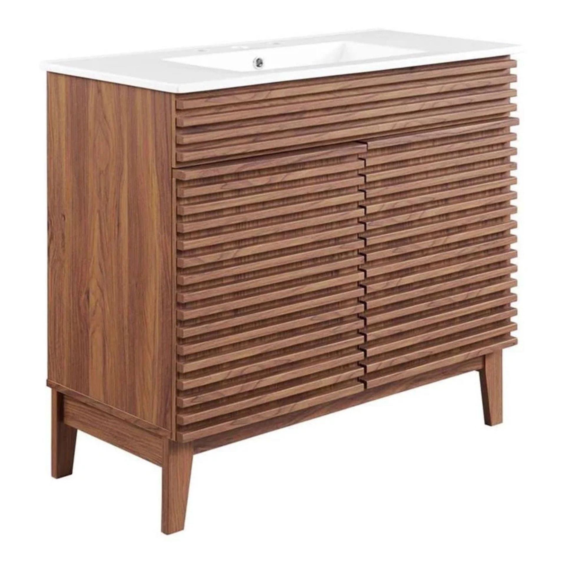 Modway Render Wood Vanity