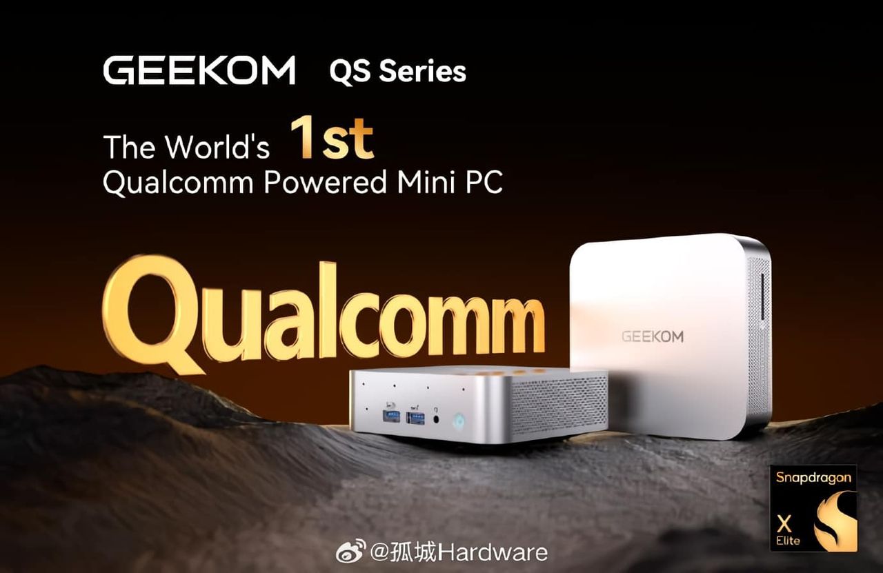 Geekom will present its first Qualcomm mini PC at IFA 2025 - it even comes with Windows 11 Pro and a rather mindboggling four microphones (yes, 4)
