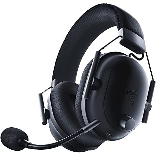 Razer BlackShark V2 Pro Wireless Gaming Headset 2023 Edition: Detachable Mic - Pro-Tuned FPS Profiles - 50mm Drivers - Noise-Isolating Earcups w/Ultra-Soft Memory Foam - 70 Hr Battery Life - Black