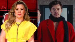 Kelly Clarkson on The Voice, Harry Styles in "As It Was" music video.