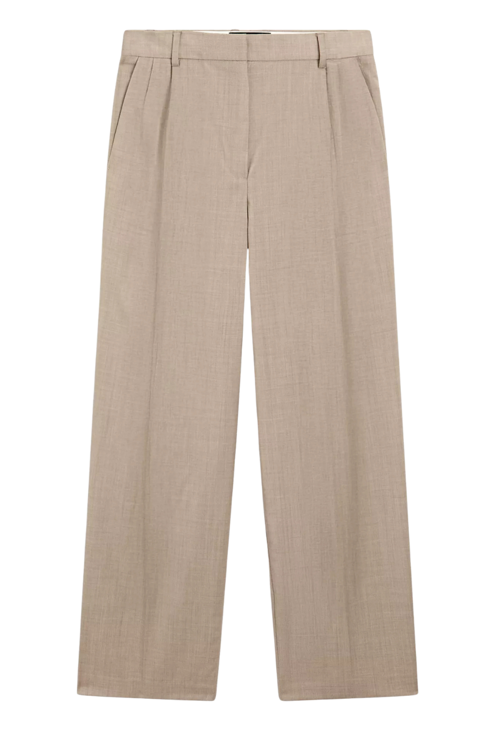 100% Wool Darted Trousers