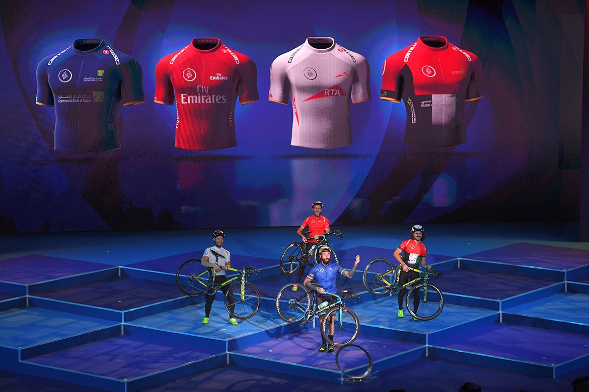 The jerseys are presented